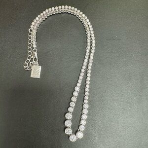 Miranda Frye Necklace - Silver Tennis Style